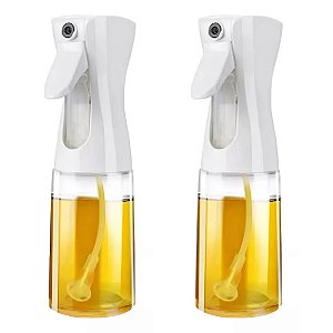 Kit C/ 2 Borrifador Culinário P/ Azeite Vinagre Branco 220ml