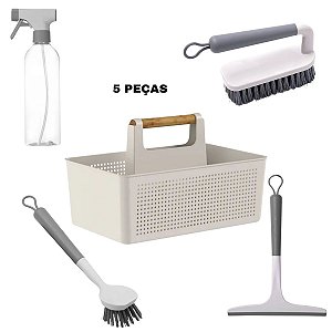 Kit Lavanderia Multiuso Com 5 peças