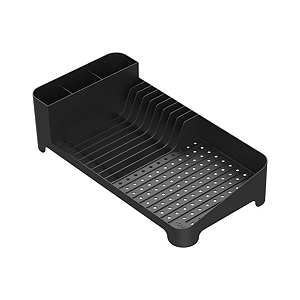 Escorredor de Louças Compacto Preto 9 Pratos Cozinha