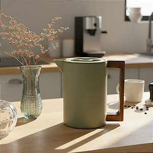 Garrafa Térmica Inox 600ml Brusque Verde Sálvia