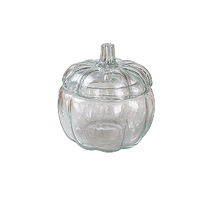 Pote de Vidro em Formato de Abóbora 500ml