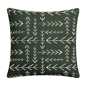 Capa De Almofada Decorativa Natalina Verde 45x45cm