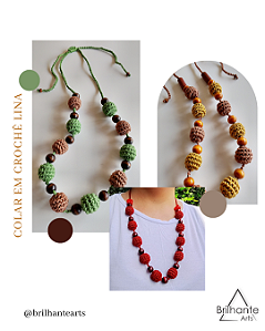 Colar de crochê