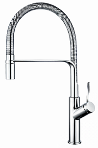 Torneira Gourmet Para Cozinha Flexível Monocomando Cromo