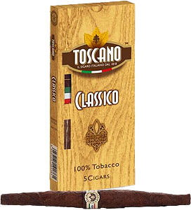 Charuto Toscano Clássico - Caixa com 5 Unidades
