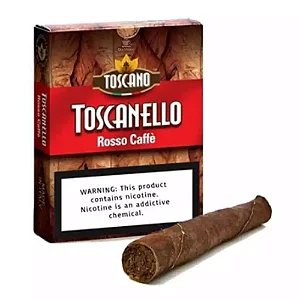 Charuto Toscano Toscanello Rosso Caffé - Caixa com 5 Unidades