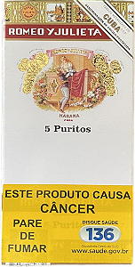 Charuto Puritos Romeo y Julieta - Petaca c/5 Unidades
