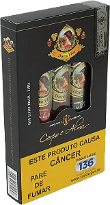 Charuto Dona Flor Corpo e Alma - Petaca com 3 robustos