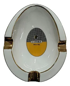 Cinzeiro Cohiba Branco - Cerâmica - 3 Charutos