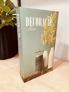 Livro caixa 23x13: Modelo "Decoração Luxo"