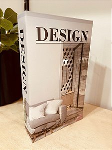 Livro-caixa 25x15: Modelo "Design - Itens de Decoração