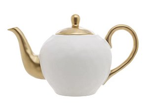 Bule para chá de porcelana