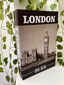 Livro-Caixa "London Big Ben" 20x30