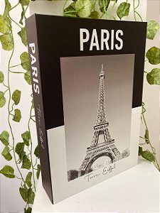 Livro-Caixa "Paris Torre Eiffel"