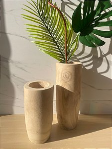 Vaso em madeira