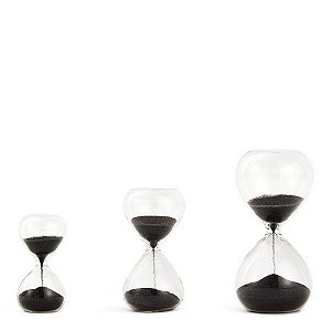 Ampulheta em vidro 3 minutos M