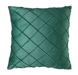 CAPA DE ALMOFADA CANTONE 040X040CM VERDE ESCURO