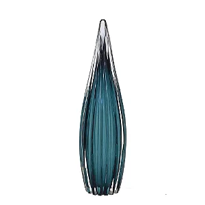 ENFEITE DE MESA GOTA AZUL DECORATIVA 38cm