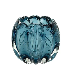 VASO DECORATIVO AZUL MARINE 10cm