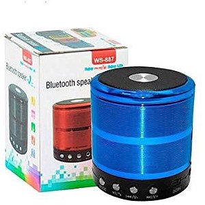 Mini Caixa De Som Bluetooth Portátil Usb Mp3 P2 Sd Rádio Fm