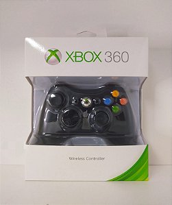 CONTROLE XBOX 360 PRIMEIRA LINHA SEM FIO