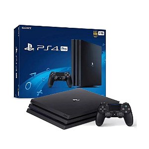 PlayStation 4 Pro 1TB - HEN GOLD + com Jogos na Memória