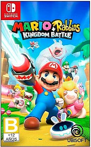 Mario + Rabbids: Kingdom Battle - Nintendo Switch (Capa Refeita)