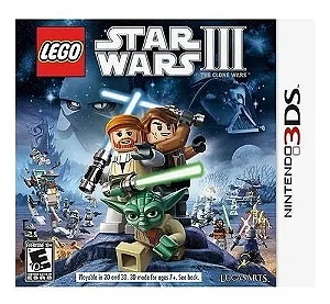 Lego Star Wars 3 - Nintendo 3DS (Capa Refeita)