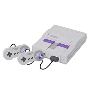 Super Nintendo + 2 Controles + Jogo (Brinde)