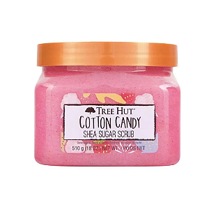 Esfoliante Corporal Cotton Candy shea sugar scrub-Tree Hut 510g