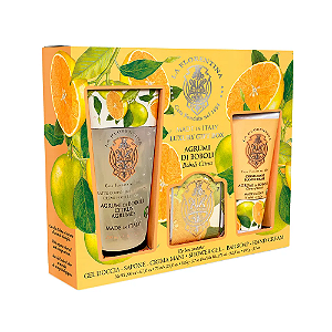 La Florentina Kit Spa Citrus Gel de Banho + Creme de mão + Sabão