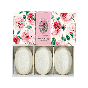 Kit Sabonete em Barra La Florentina Rosas de Maio 3 x 150 g