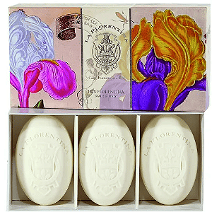 Kit Sabonete em Barra La Florentina Iris 3 x 150 g
