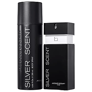 Kit Silver Scent Eau de Toilette - Perfume Masculino 100ml + Body Spray 200ml