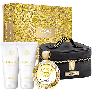 Kit Eros Pour Femme Versace Eau de Toilette - Perfume Feminino 100ml