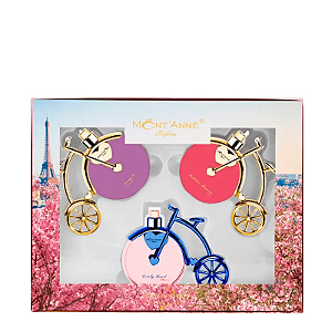 Kit Mont'Anne Parfums - Deserve Glamour 25ml + Pulcher Femme Luxe 25ml + Lovely Heart Luxe 25ml