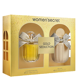 Kit Gold Seduction Women’Secret Feminino - Eau de Parfum 100ml + Loção Corporal 200ml
