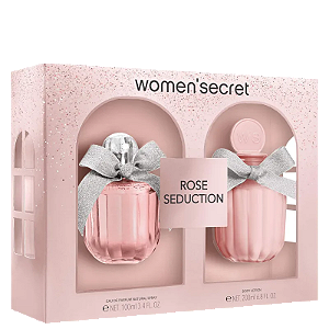 Kit Rose Seduction Women’Secret Feminino - Eau de Parfum 100ml + Loção Corporal 200ml