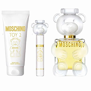Kit Toy 2 Perfume Edp 100ml + Body Lotion 100ml + Miniatura 10ml Moschino - Perfume Feminino