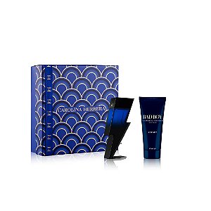 Kit Bad Boy Cobalt Elixir Carolina Herrera Eau de Toilette - Perfume Masculino 100ml