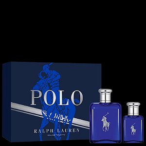 Kit Polo Blue 100ml + 40ml Lauren Eau de Toilette - Perfume Masculino