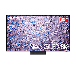 Samsung Smart TV 8K 85" Neo QLED Processador com IA Preto Titan