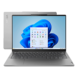 Notebook Lenovo Yoga Slim 6 14IAP8, Tela 14" RAM 16 GB, 512 GB SSD, Placa de Vídeo Intel Iris Xe, 83C70000BR Storm Grey