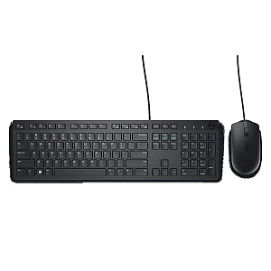 Kit Teclado e Mouse Dell CSG KM300C com Fio Preto - 580-BCZQ-CPKBM01