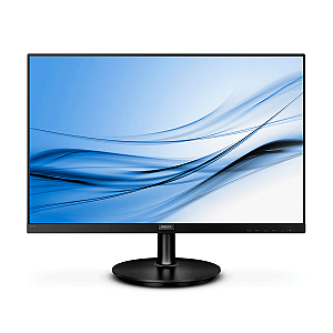 Monitor Philips 27" LCD FHD Widescreen IPS, Conexão VGA, HDMI, Display Port, 272V8A Cor Preto