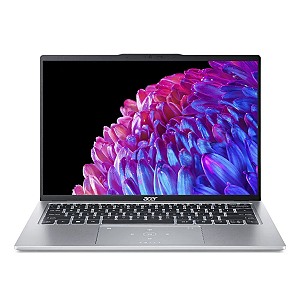 Notebook Acer Swift Go SFG14-73T-54KB Goldfish_MTH, Intel Core I5, Tela 14", RAM 16 GB, 512 GB SSD, Windows 11 Cor Prata