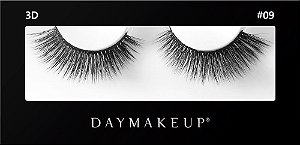 Cilios postiços Daymakeup #09 FALSE EYELASHES 3D Fios Sintéticos
