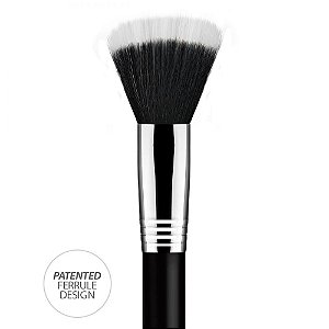Pincel de Maquiagem F07 Daymakeup Po Blush Liquido Cremosos Duo Fiber Pequeno