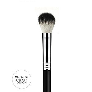 Pincel de Maquiagem F13 Daymakeup Iluminador Po Blush Contorno Detalhes Arredondado Médio Cerdas Naturais