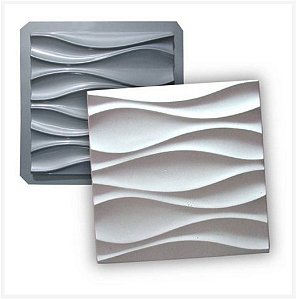 Forma ABS Gesso / Cimento -  Dunas 29x29 cm Ref 05